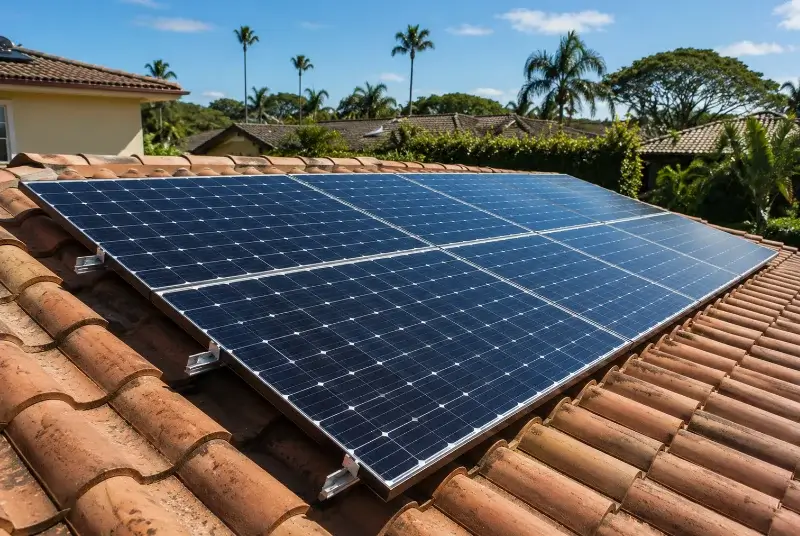Installation de panneaux solaires à Gleizé